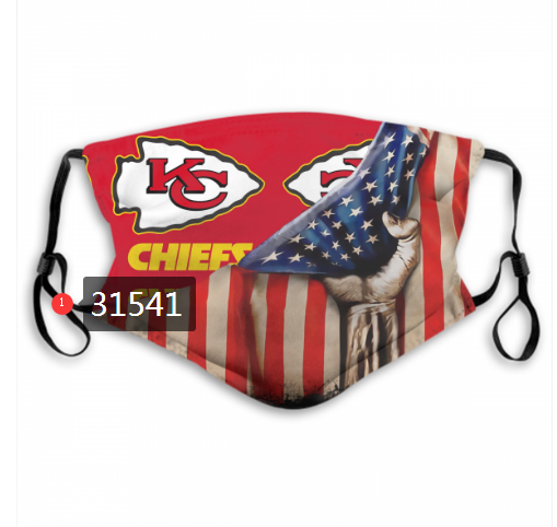 NFL 2020 Kansas City Chiefs #45 Dust mask with filter